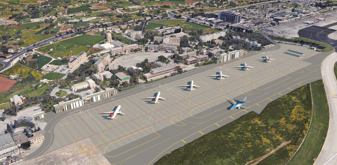 Apron X Malta airport
